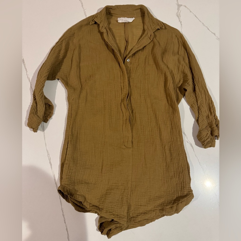 ACACIA BROWN ROMPER